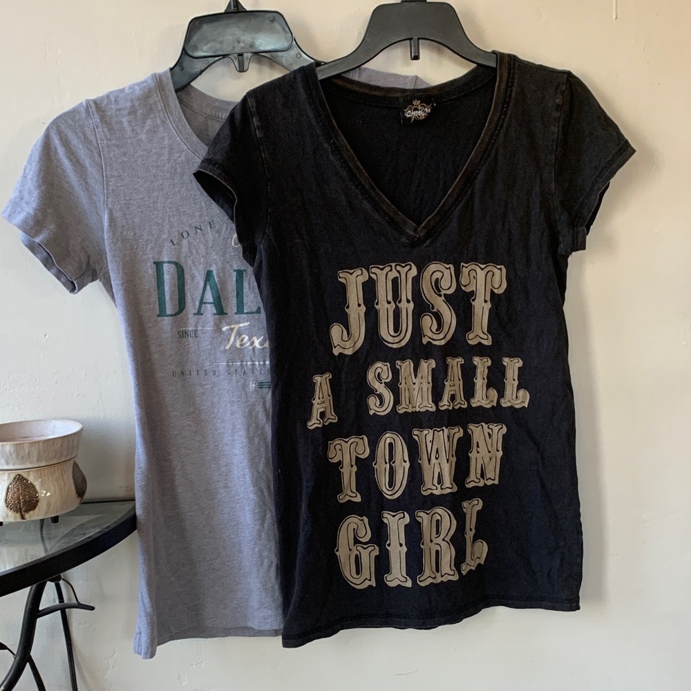 Cowgirl Country Shirts- bundle/ lot of 2